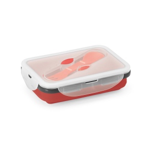 SAFFRON. Lunch Box. Boîte hermétique rétractable en silicone et PP 640 mL 3