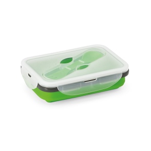 SAFFRON. Lunch Box. Boîte hermétique rétractable en silicone et PP 640 mL 4