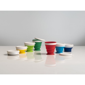 ASTRADA. Verre de voyage pliable 250mL en silicone et PP 9