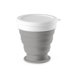 ASTRADA. Verre de voyage pliable 250mL en silicone et PP 7