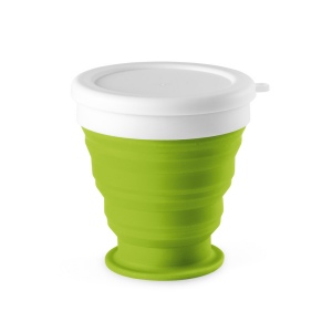 ASTRADA. Verre de voyage pliable 250mL en silicone et PP 6