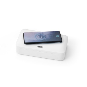 BACTOUT. Boîte de stérilisateur UV chargeur sans fil rapide 3