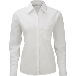 Chemise femme popeline polycoton manches longues 3
