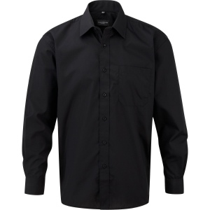 Chemise homme popeline polycoton manches longues 2