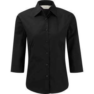 Chemise fittée femme manches 3/4 3