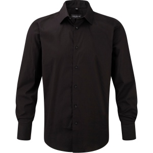 Chemise fittée homme manches longues 3