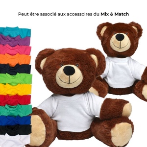 Peluche ours en RPET S MBW 5