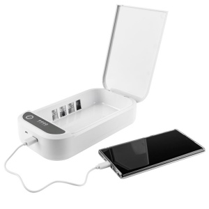 Boîtier stérilisateur UV / chargeur à induction MetMaxx 2