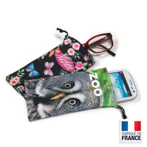 Etui lunettes solaires en microfibre 95x190 mm