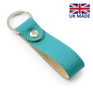 Porte-clé boucle en cuir recyclé