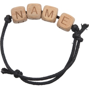 Bracelet alphabet bois 2