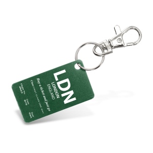 Porte-clés plaque aluminium - puht marquage quadri - puht marquage quadri 4