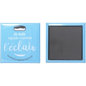 Magnet bouton carré - france - 25x25 mm 3