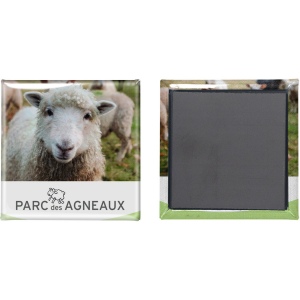 Magnet bouton carré - france - 25x25 mm 5