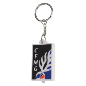 Porte-clés lampe pvc souple - pcla5 - 40x20mm
