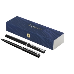 Parure de stylos bille et roller Allure (encre bleue) 2