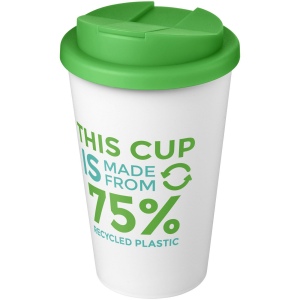 Gobelet Americano® Eco recyclé de 350ml avec couvercle anti-déversement 68