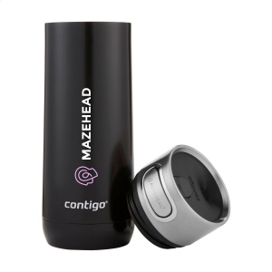 Thermos en acier inoxydable à double paroi, isolé sous vide de la marque Contigo® avec une finition métallique 13