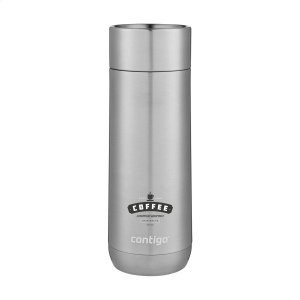 Thermos en acier inoxydable à double paroi, isolé sous vide de la marque Contigo® avec une finition métallique 8