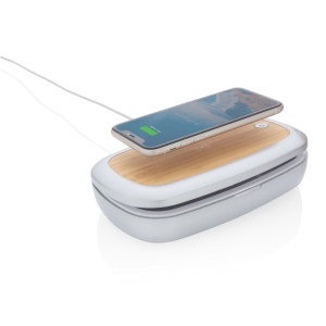 Boîte de stérilisation UV-C avec chargeur sans fil 5W Rena 8