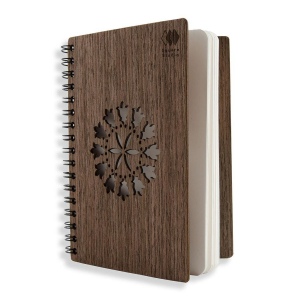 CARNET DE NOTE EN BOIS GRIS