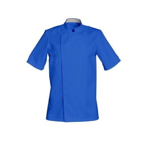 VESTE COOKIE MC POLY/COTON 65/35 Bleu gitane
