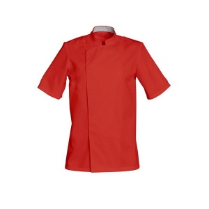 VESTE COOKIE MC POLY/COTON 65/35 Rouge