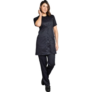 BLOUSE ELINE 50/50 TENCEL/POLY Bleu Shadow