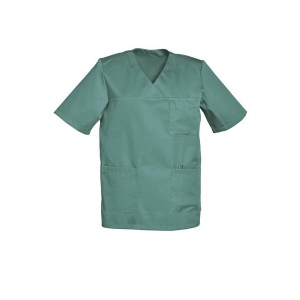 TUNIQUE JULES MC POLY/COTON Vert Aqua
