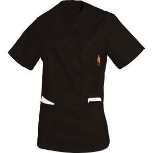 TUNIQUE JULIA POLY/COT 65/35 Noir