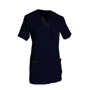 TUNIQUE LILA MC TENCEL/POLY Bleu Shadow/Noir