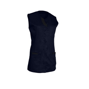 TUNIQUE LILA SM TENCEL/POLY Bleu Marine/Noir