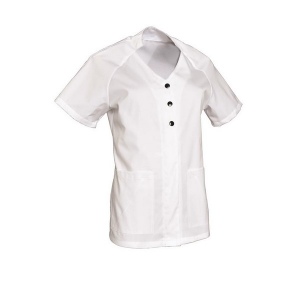 TUNIQUE MELINA MC 50%C/50%P Blanc
