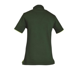 POLO SASHA 100% COTON Vert Bouteille/Pistache 2
