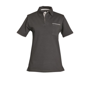 POLO SASHA 100% COTON Gris convoy/Gris clair 2