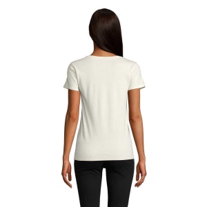 Tee-shirt femme jersey col rond ajusté - PIONEER WOMEN 117