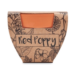 Pot graines de coquelicot - RED POPPY 3