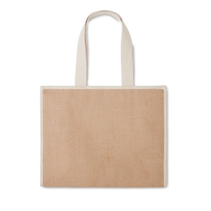 Sac shopping en toile et jute - CAMPO DE GELI 3