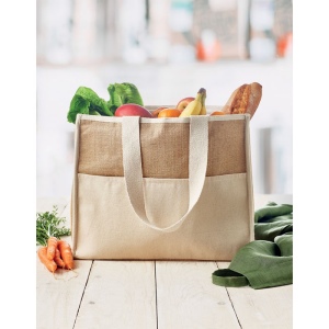 Sac shopping en toile et jute - CAMPO DE GELI 6