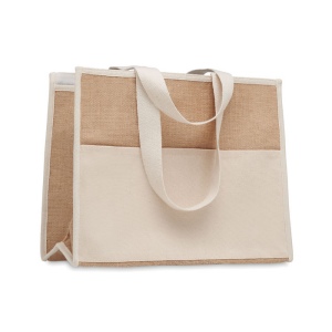Sac shopping en toile et jute - CAMPO DE GELI 2