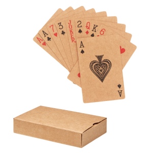 Jeu de cartes personnalisable en papier recycl
