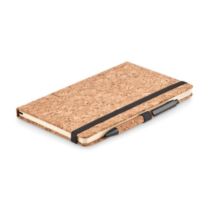 Carnet A5 &amp; stylo en liège - SUBER SET 3