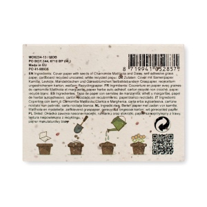 Bloc notes couverture à planter - GROW ME 3