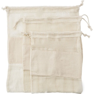 Set de 3 sacs filets en coton Adele 4