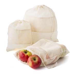 Set de 3 sacs filets en coton Adele 6