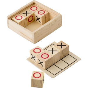 Jeu de morpion en bois Alessio 3
