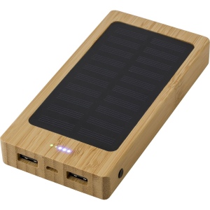 Power bank solaire en bambou, 8 000mAh Joan 3