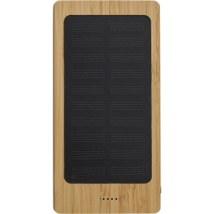 Power bank solaire en bambou, 8 000mAh Joan 2