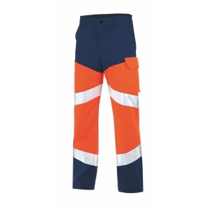 Pantalon poches genoux fluo safe