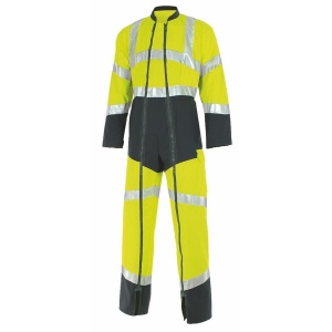 Combinaison 2 zip fluo safe 3